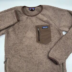 Patagonia Los Gatos Fleece Crewneck Pullover Brown Mens Medium 25895  
Preppy